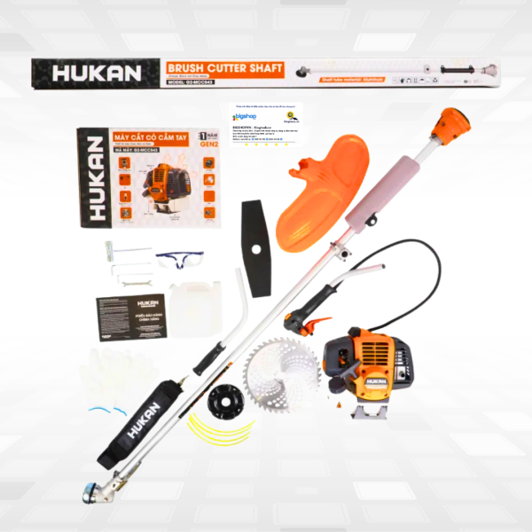 Máy cắt cỏ cầm tay chạy xăng HUKAN G2-MCC543 (GEN 2) - Công suất 1700W