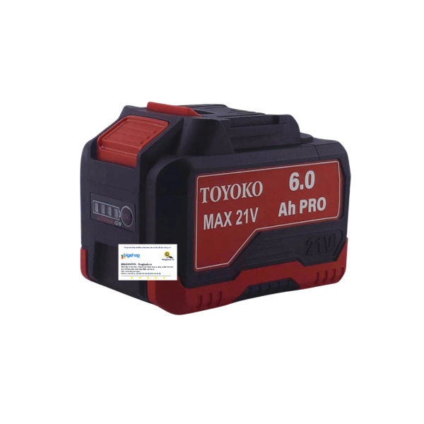 Pin 21V/6.0Ah TOYOKO PIN003 (15 Cell, dòng Pro)