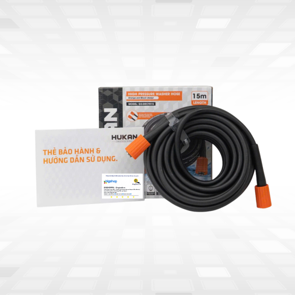 Dây rửa xe áp lực cao HUKAN G2-DRCT015 (GEN 2) - Chiều dài 15m
