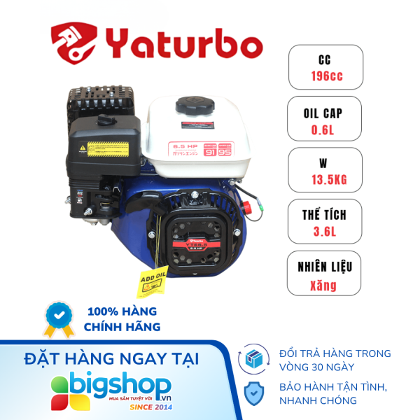 Đầu nổ YATURBO YTE-6.5 (Công suất 6.5HP)