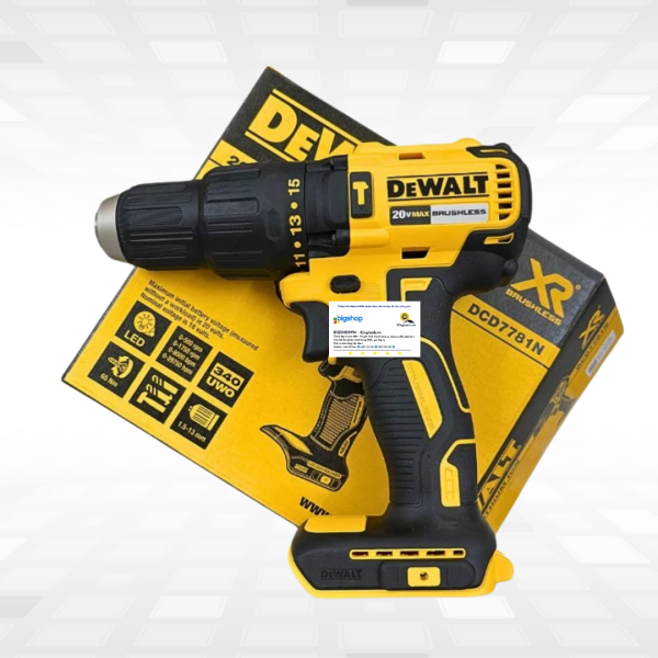 Máy khoan pin 20V DEWALT DCD7781N-KR - Thân máy