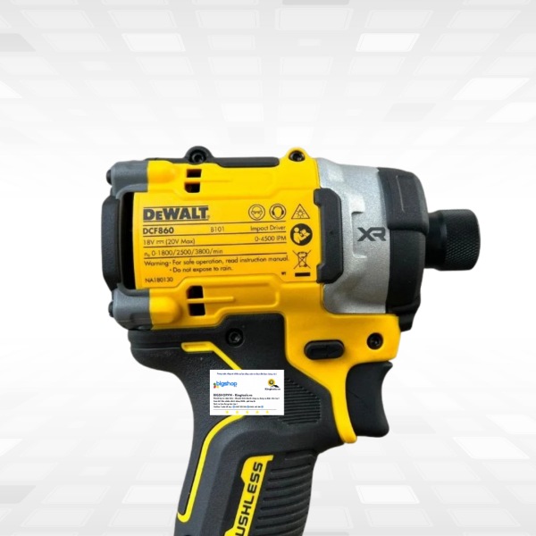Máy vặn vít dùng pin 18V/20V DEWALT DCF860N-B1 - Thân máy (Lực siết 282Nm)