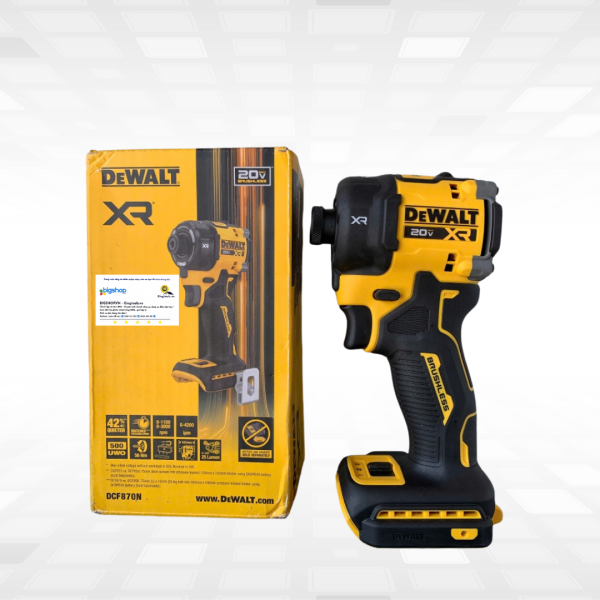 Máy vặn vít dùng pin 18V/20V DEWALT DCF870N-B1 - Thân máy (Lực siết 56Nm)