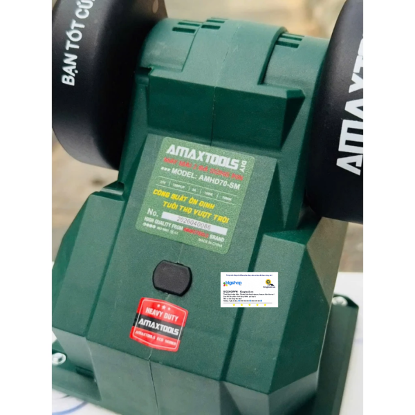 Máy mài 2 đá dùng pin AMAXTOOLS AMHD70-SM - Thân máy (Công suất 150W, đá 70mm)