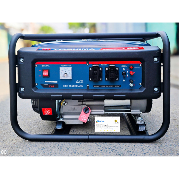 Máy phát điện chạy xăng TOSHIMA T42 (Công suất 3kW)