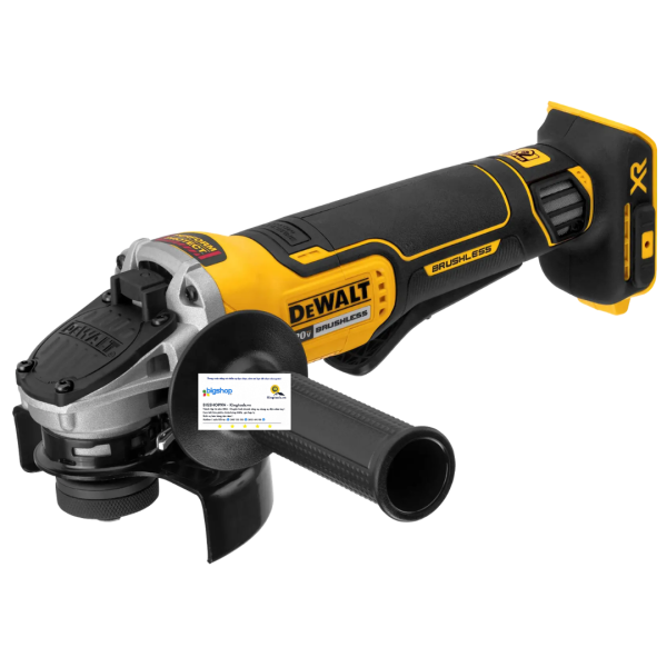Máy mài góc dùng pin 20V DEWALT DCG413B - Đĩa 125mm, công tắc bóp (Thân máy)