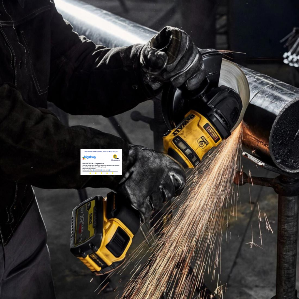 Máy mài góc dùng pin 54V DEWALT DCG440N-KR - Đĩa 180mm, công tắc bóp (Thân máy)