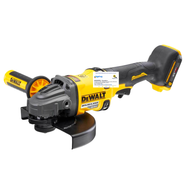 Máy mài góc dùng pin 54V DEWALT DCG440N-KR - Đĩa 180mm, công tắc bóp (Thân máy)