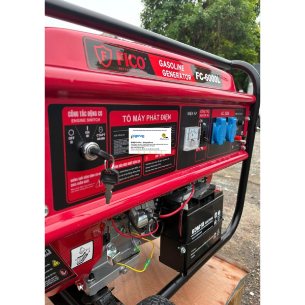 Máy phát điện FICO FC-6000L (Công suất 5.5kW)