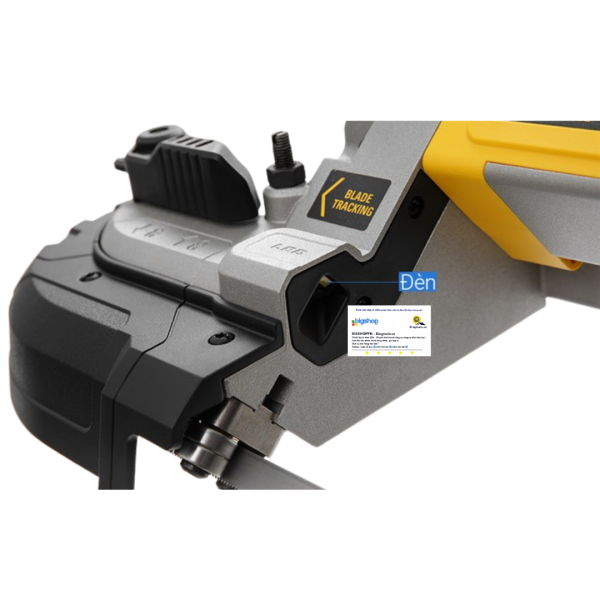 Máy cưa vòng dùng pin 18V DEWALT DCS374N-KR (Thân máy)