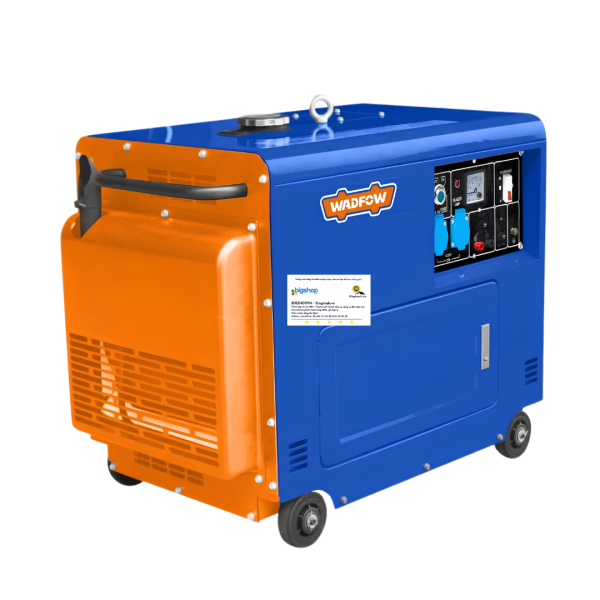 Tổ máy phát điện dùng dầu diesel WADFOW WDG2A50-1 (Công suất 5000W, không ồn)