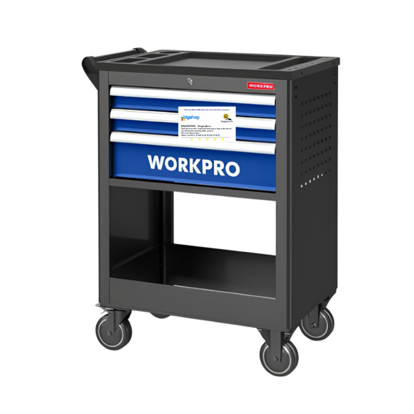 Xe đẩy dụng cụ 3 ngăn kéo WORKPRO WP285005