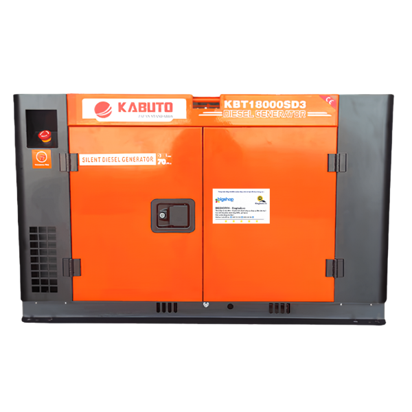 Máy phát điện dùng dầu diesel KABUTO KBT18000SD3 (Công suất 14kW)
