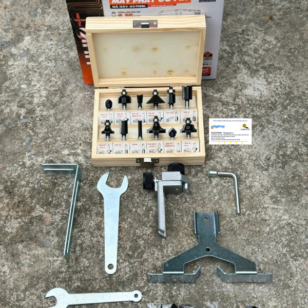 Máy phay gỗ pin HUKAN G3-T08BL (GEN 3) - Thân máy