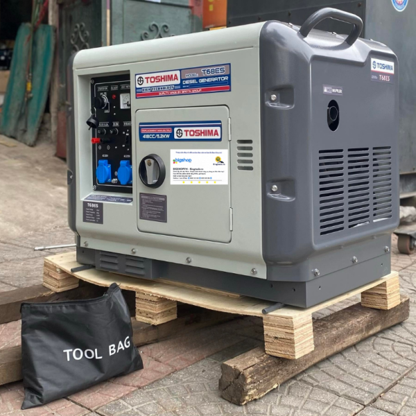Máy phát điện dùng dầu diesel TOSHIMA T68ES (Công suất 5.2kW)
