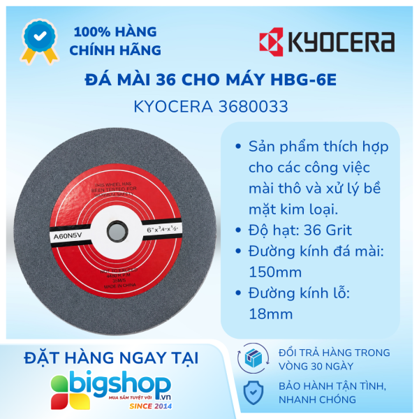 Đá mài 36 cho máy HBG-6E KYOCERA 3680033