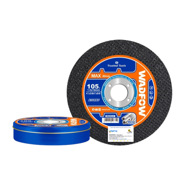 Bộ 15 đá cắt kim loại 105x1x16mm WADFOW WAC2L41