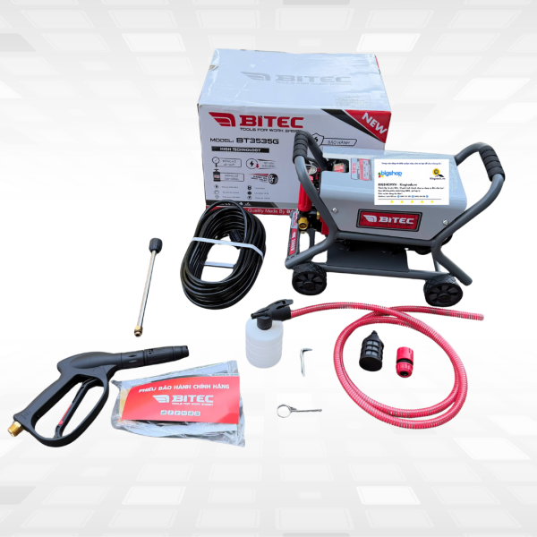Máy xịt rửa xe BITEC BT3535G (Công suất 3500W)