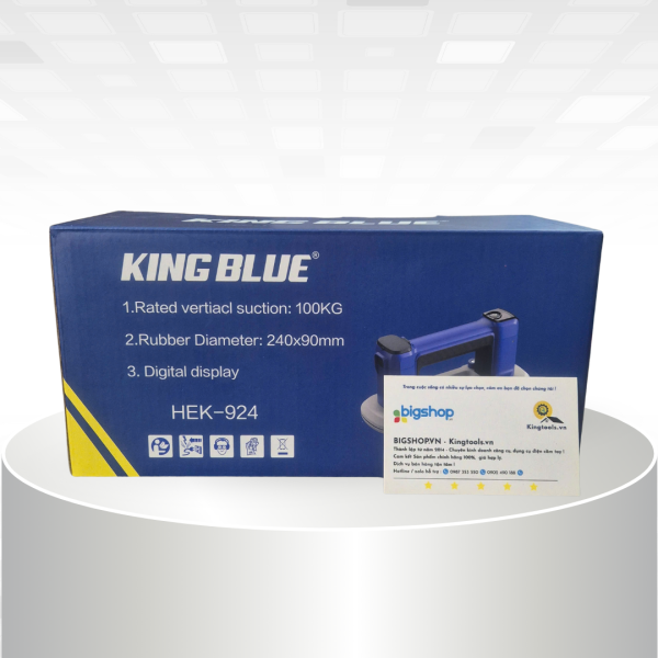 Hít kính điện tử KINGBLUE HKE-924 (Lực hút 100kg)