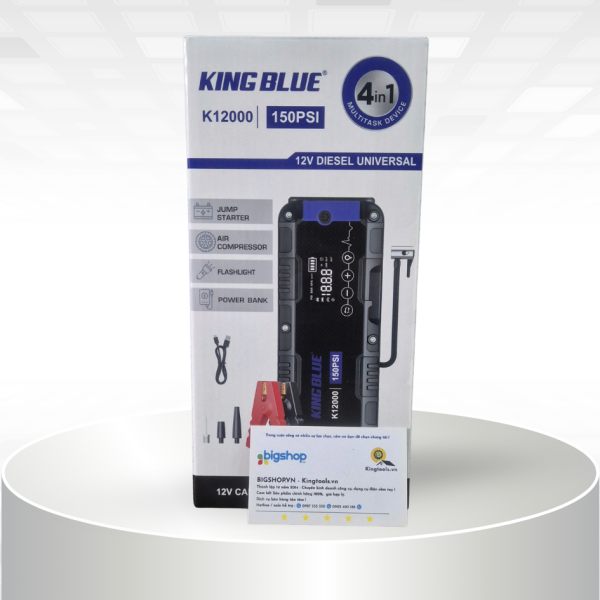 Bộ bơm lốp kích bình đa năng KINGBLUE K12000