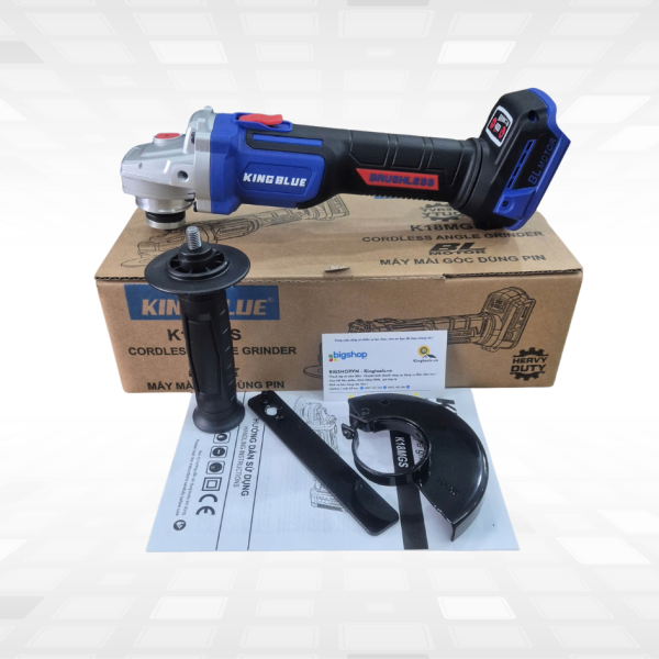 Máy mài góc dùng pin 18V KINGBLUE K18MGS (Đĩa 100mm) - Thân máy