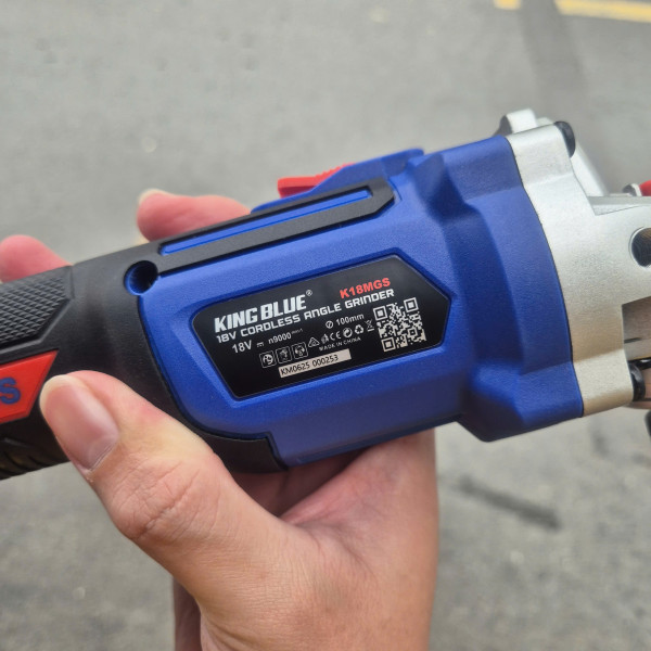 Máy mài góc dùng pin 18V KINGBLUE K18MGS (Đĩa 100mm) - Thân máy