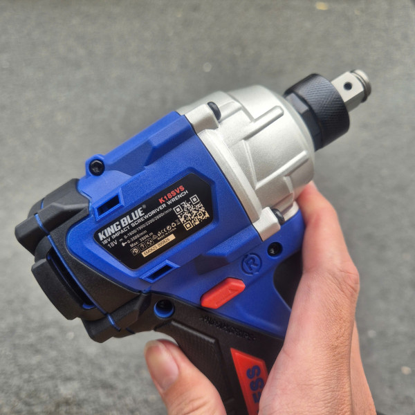 Máy siết bulong dùng pin 18V KINGBLUE K18SVS (Lực siết 350Nm) - Thân máy