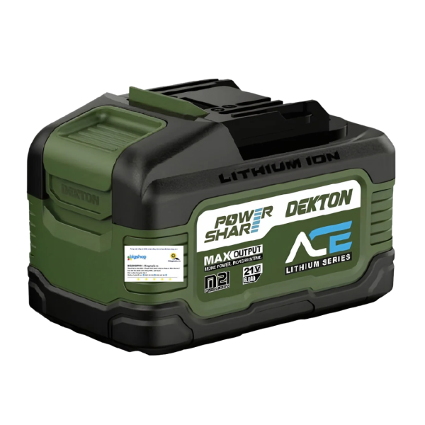 Pin 21V/6.0Ah DEKTON M21-B6135XPROMAX (15 Cells Samsung)