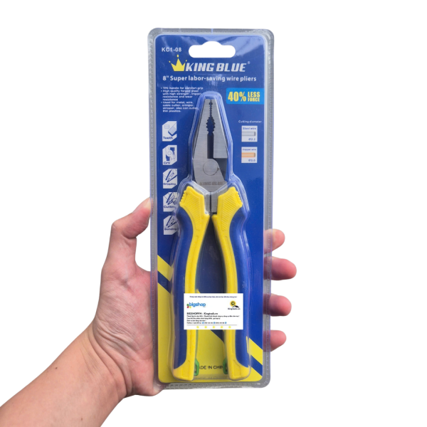 Kìm điện KINGBLUE KC1-08 (Kích thước 8 inch)