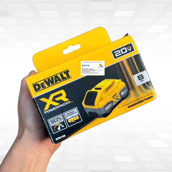 Pin Powerstack 20V/8.0Ah DEWALT DCB2108-B1
