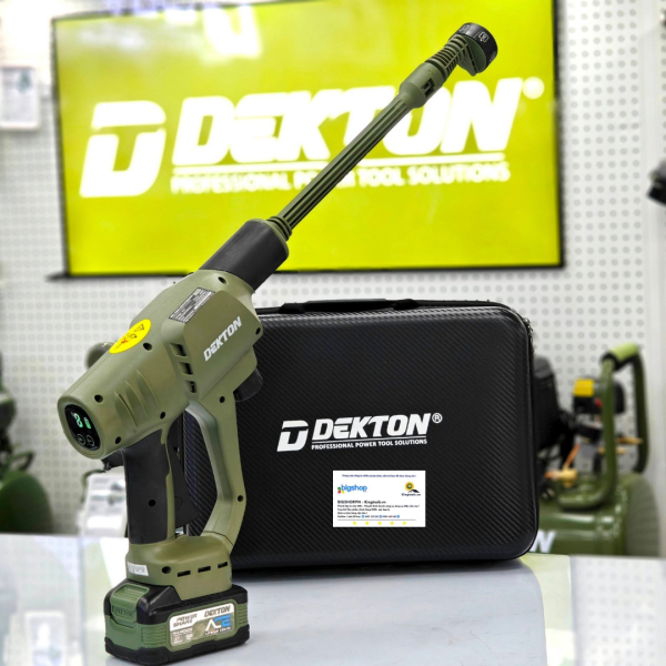Máy rửa xe dùng pin 21V DEKTON M21-SRX1406XPROMAX (Công suất 450W)
