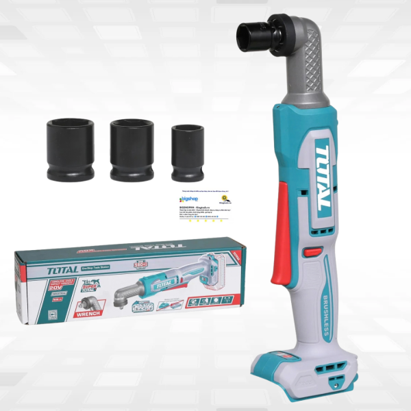 Máy siết bulong góc dùng pin 20V TOTAL TAIWLI2081 (Lực siết 80Nm) - Thân máy