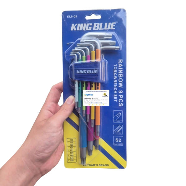 Bộ lục giác KINGBLUE KL9-09 (Đầu hoa thị)