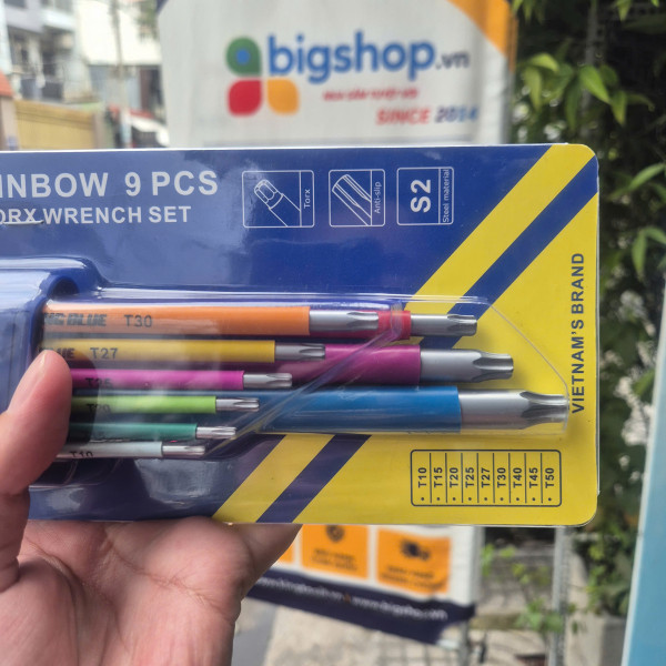 Bộ lục giác KINGBLUE KL9-09 (Đầu hoa thị)