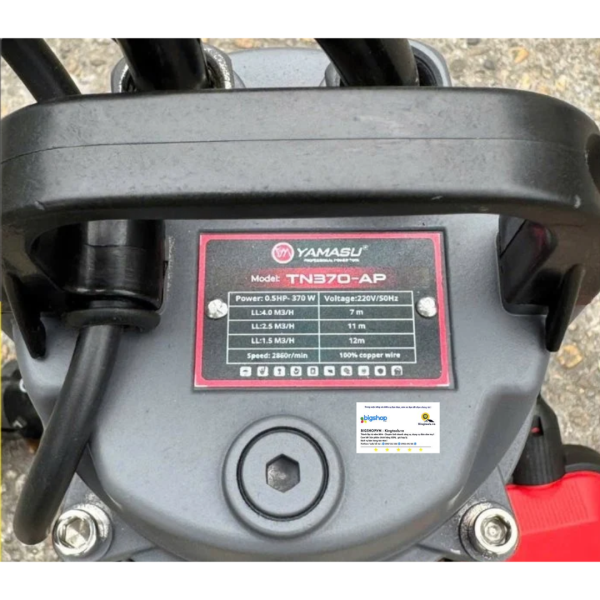 Máy bơm chìm nước sạch YAMASU TN-370AP - Công suất 370W, đẩy cao 16m