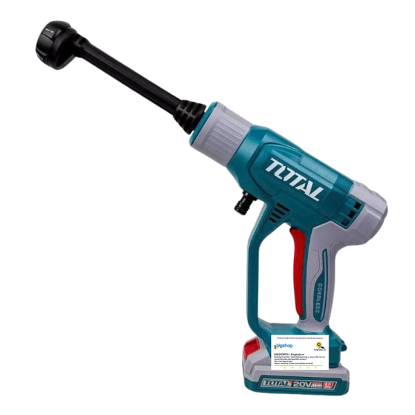 Máy xịt rửa dùng pin 20V TOTAL TPWLI20582 (2 pin 2.0Ah và sạc)