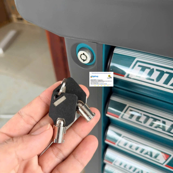 Bộ 356 món trong tủ xe đẩy đựng công cụ TOTAL THPTCS73561