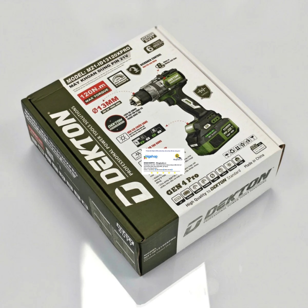 Máy khoan pin 21V DEKTON M21-ID13120XPRO (Lực siết 120Nm) - Thân máy
