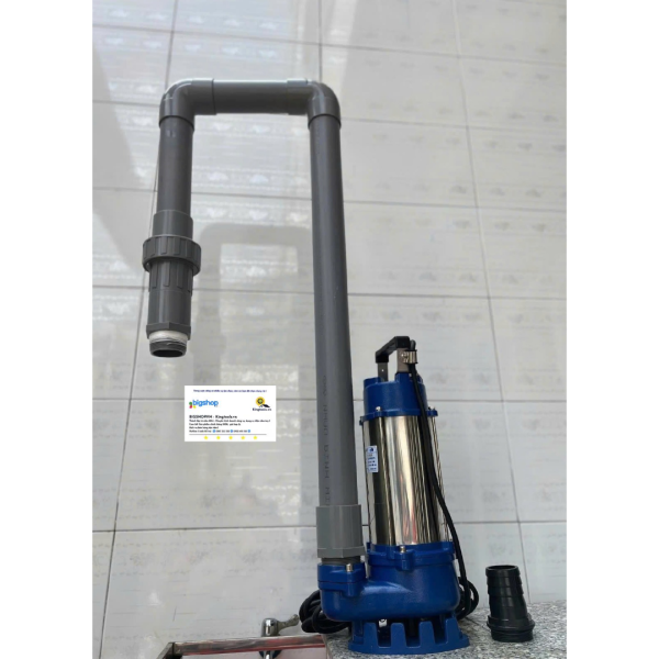 Máy bơm chìm nước thải inox HAPPY PUMP HCT2200H (Công suất 2200W, đẩy cao 23m)