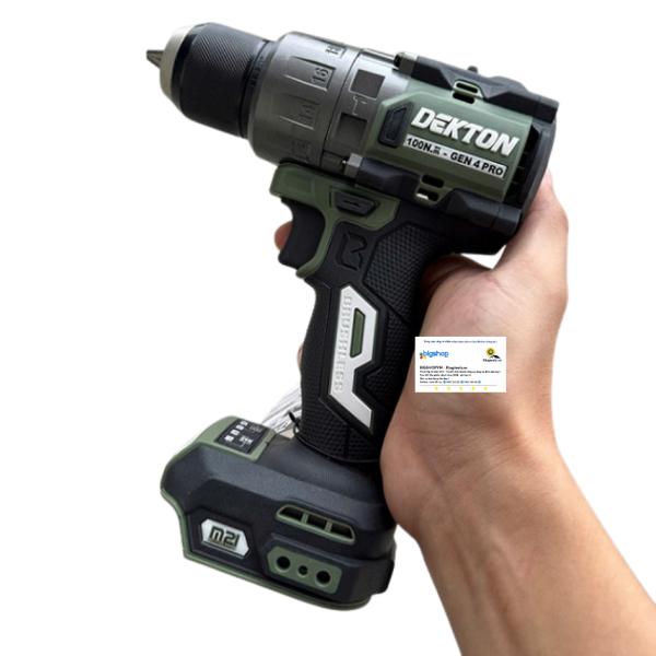 Máy khoan động lực dùng pin 21V DEKTON M21-ID13100XCP (Lực siết 100Nm) - Thân máy