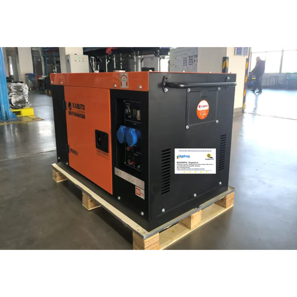 Máy phát điện chạy dầu diesel KABUTO KBT11000SDD (Công suất tối đa 11kW, có cách âm)