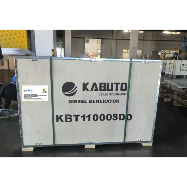 Máy phát điện chạy dầu diesel KABUTO KBT11000SDD (Công suất tối đa 11kW, có cách âm)