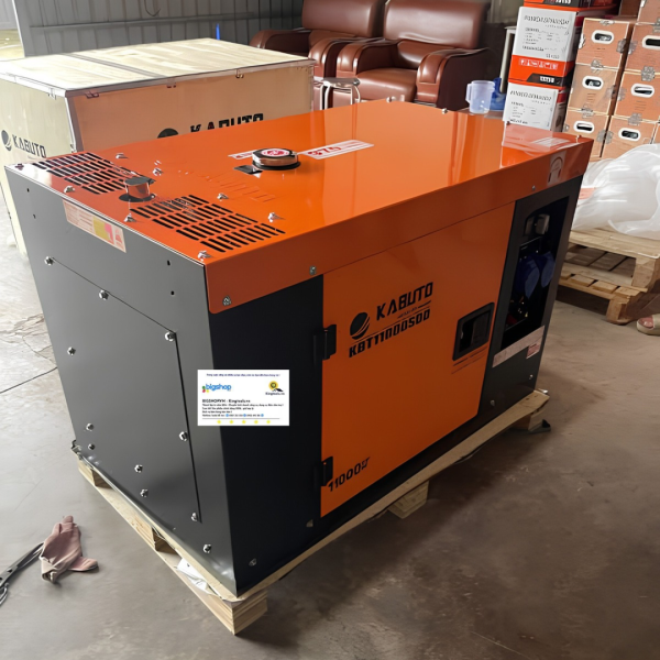 Máy phát điện chạy dầu diesel KABUTO KBT11000SDD (Công suất tối đa 11kW, có cách âm)