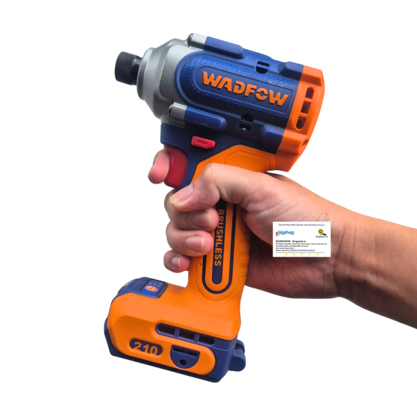 Máy siết vít dùng pin 20V WADFOW WCD2B21 (Lực siết 210Nm) - 2 pin 2.0Ah và sạc