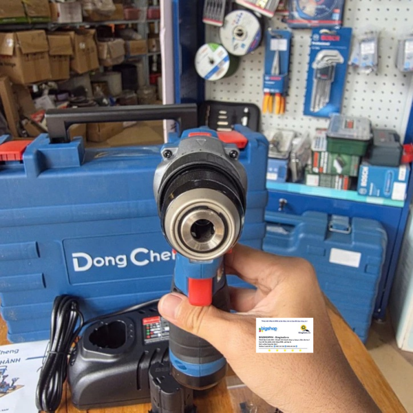 Máy khoan vặn vít dùng pin 12V DONGCHENG DCJZ1250i EK - 2 pin 2.0Ah và sạc