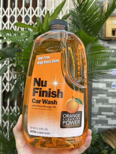 Nước rửa xe hơi Nu Finish Car Wash 1.89 lít, NFW-821