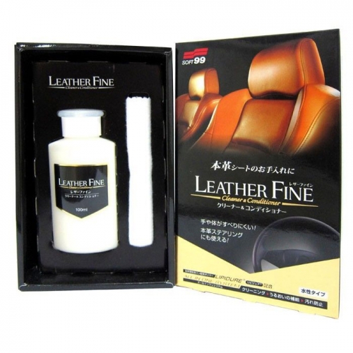  Dung dịch làm sạch và bảo dưỡng ghế da Soft99 - Leather fine cleaner 