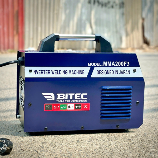 Máy hàn điện tử BITEC MMA250F3, hàn que 3.2Ly