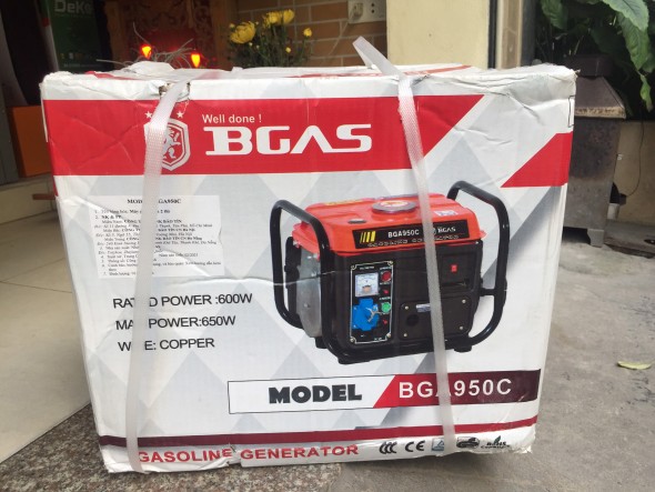 Máy phát điện chạy xăng BGAS BGA1000C, 700W 