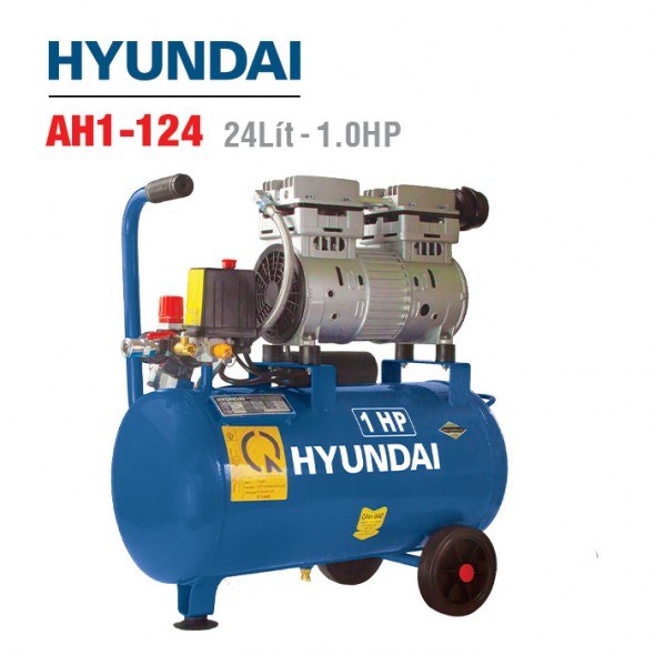 Máy khí nén không dầu Hyundai AH1-110 (10 Lít)